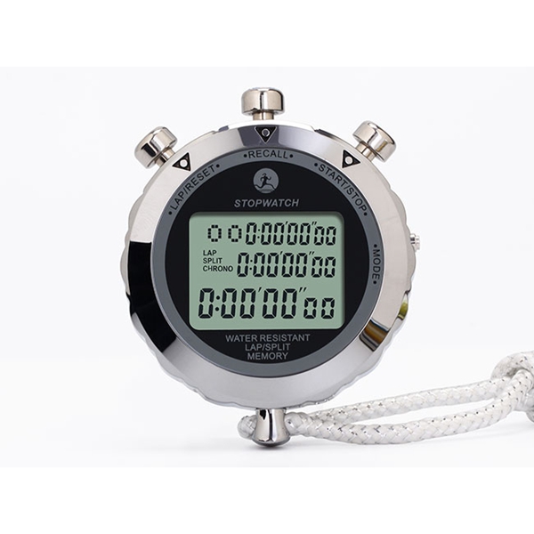 Allways metal stopwatch with 100 measurements 6100