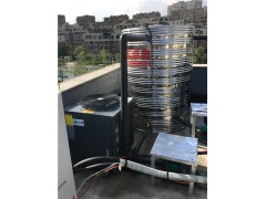浙江德清美容院2吨太阳能加3匹空气能热水系统工程图2