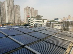 常州兰陵尚品浴场洗浴中心太阳能空气能热水系统工程完工图2