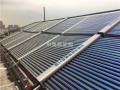 江阴家具厂宿舍洗浴3吨太阳能加5匹空气能热泵系统热水工程